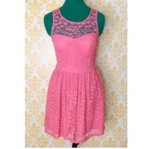 Candie's Baby Pink Lace Sleeveless Dress  S